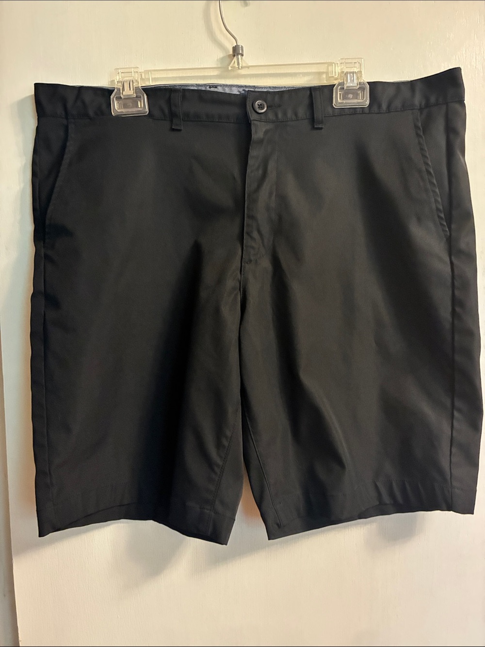 George Black Flat-Front Men's Shorts